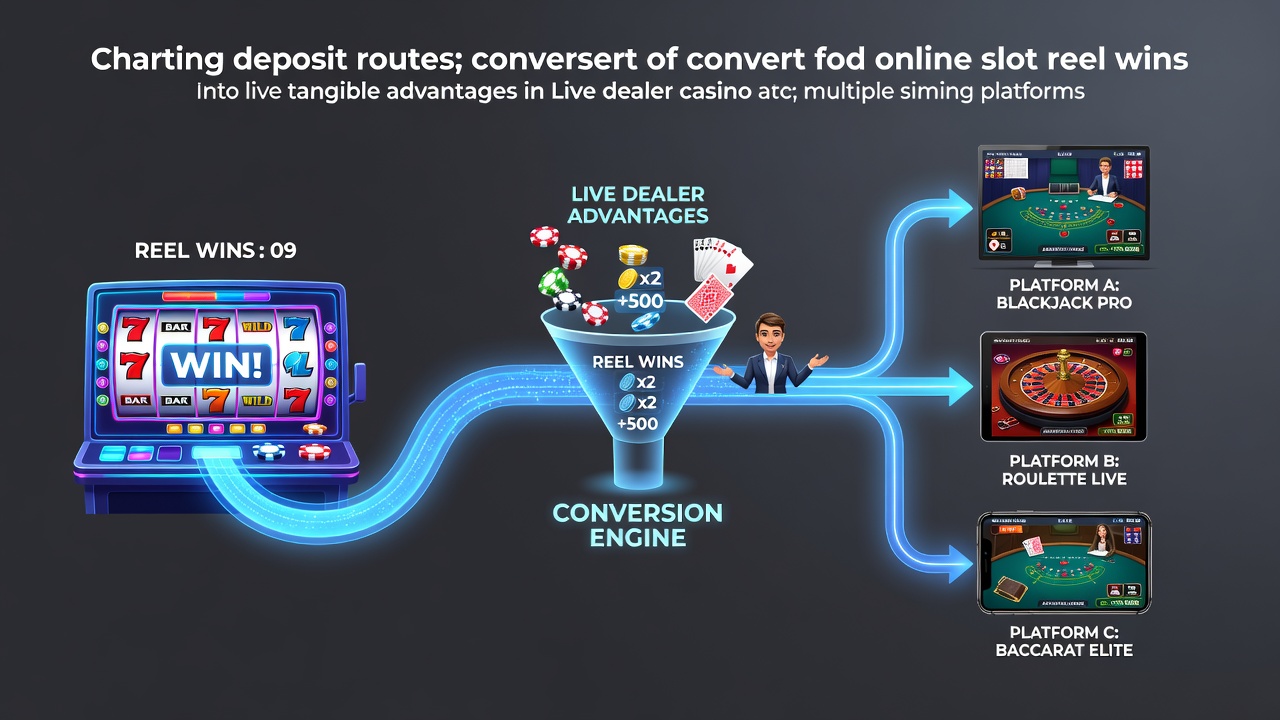 Players navigating deposit options that link slot winnings to live dealer table access across multiple casino platforms