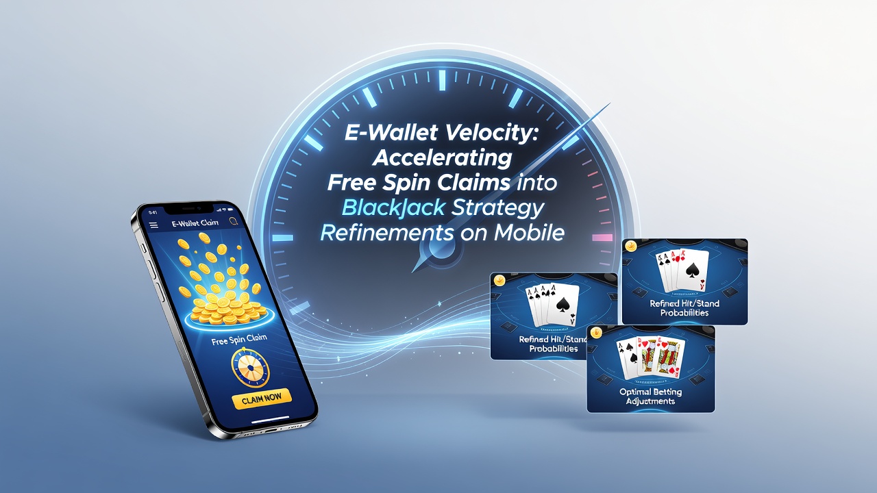 Mobile e-wallet interface showing instant free spin claims and blackjack table access