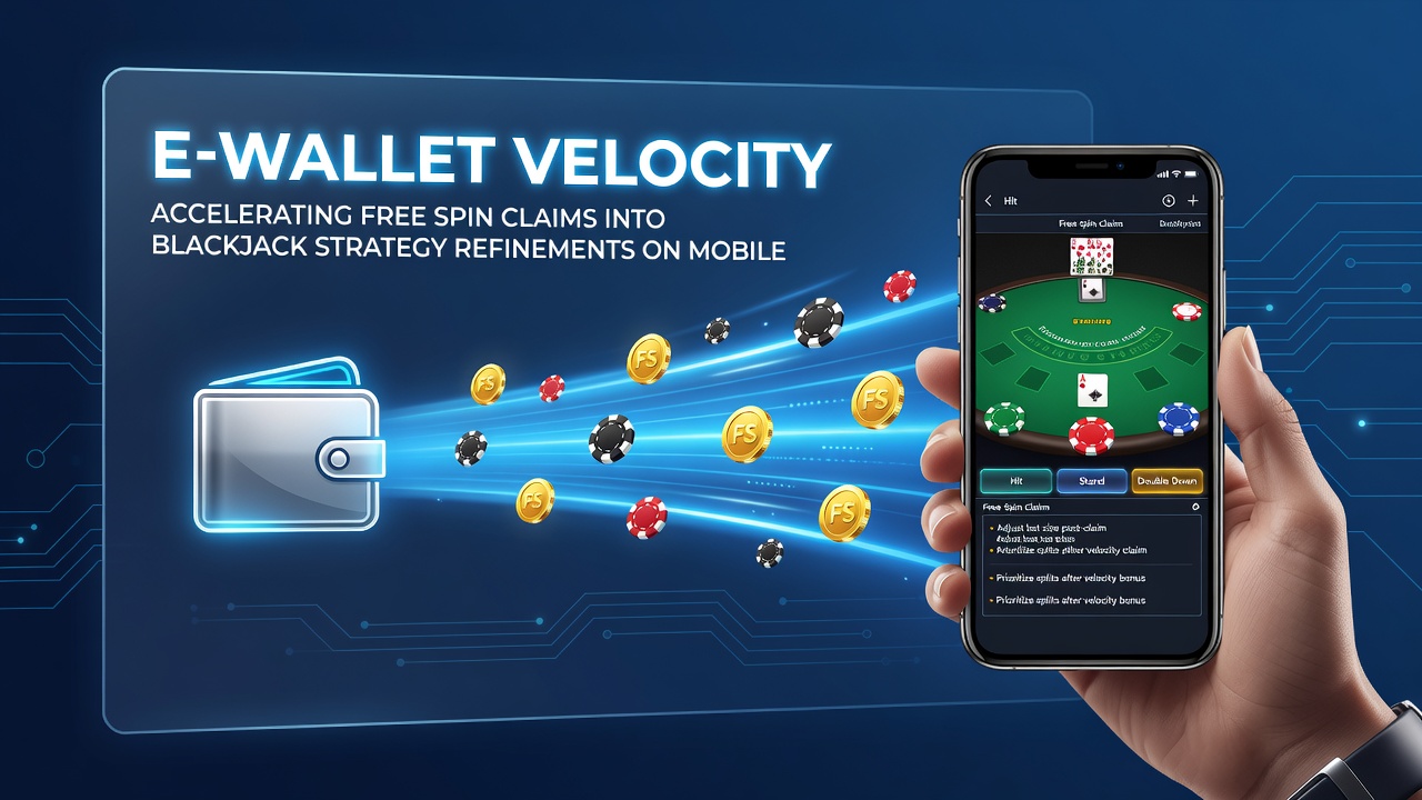 Smartphone screen displaying blackjack strategy refinements after e-wallet funded free spin session