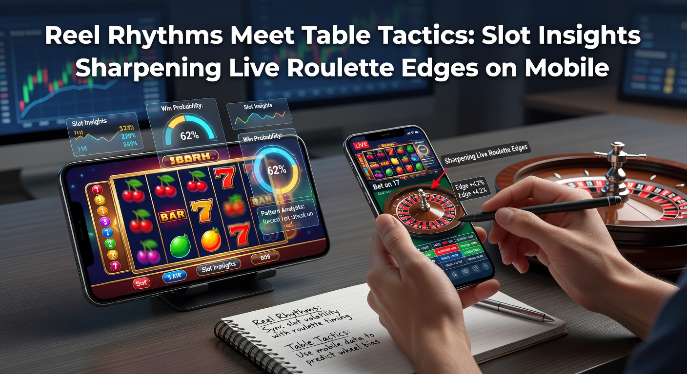 Vibrant mobile screen showing slot reels spinning alongside a live roulette wheel in action, highlighting the blend of digital slots and real-time table games