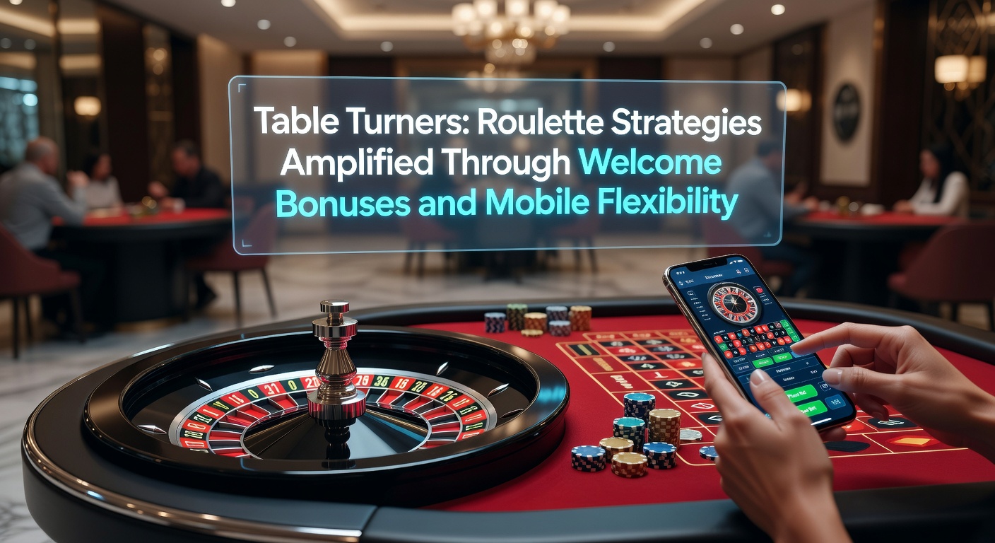 Roulette wheel spinning on a mobile screen with bonus icons overlayed, highlighting strategy amplification