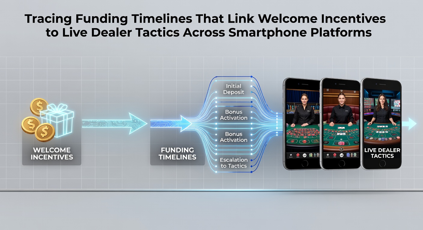 Smartphone screen showing casino app interface with welcome bonus notification and live dealer options