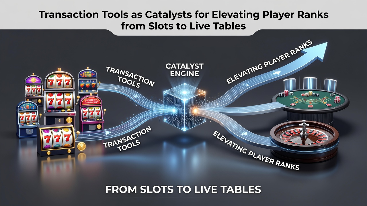 Transaction tools displayed on mobile screen showing seamless casino payments